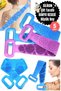 5Pcs Double Sided 70cm Back and Body Cleaning Long 70cm Silicone Back Brush – Bath Massager - 2