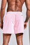 Men's Basic Standard Size Thin Striped Printed Swimsuit with Pocket Swim Shorts - 2