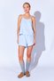 Baby Blue 100% Organic Cotton Muslin Washable Shorts Athlete Comfortable Cut Women's Pajama Set |   9977 - 7