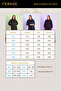 Women's Hijab Large Size Square Collar Long Dress - 2