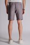 Anthracite Men's Linen Jogger Shorts - Relaxed Fit with Side Pockets and Elastic Waist - 7