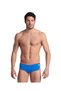Men's Arena Icons Swim Low Waist Short Solid Blue River Bright Coral - 5