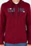 Men's Burgundy Knitted Cardigan 50277970 -Vr014 - 6