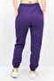 Women Regular Fit Brand Logo Jogger Pants, Purple - 3
