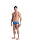 Men's Arena Icons Swim Low Waist Short Solid Blue River Bright Coral - 7