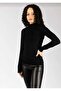 Half Fisherman Long Sleeve Combed Cotton Lycra Badi. Black - 4