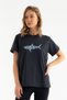 Shark Power Printed Design T-Shirt – Unisex 100% Cotton Anthracite Gray Regular Men's Women's T-Shirt - 4
