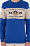 Men's Regular Fit Crew Neck Cobalt Blue Sweatshirt 50296190 -Vr045 - 6