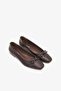 Raya Brown Genuine Leather Women's Ballerinas - 4