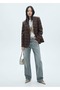 Straight-Cut Checked Blazer Jacket - 2
