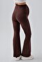 Ribbed Spanish Style High Waist Stretchy Supportive Maternity Leggings F09 - 3