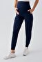 Women's High Waist Pocketed Maternity Jogger Sweatpants E02 - 3