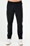 Black Regular Straight Leg Large Size Men's Tracksuit Bottom Xd0404