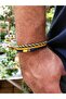 Yellow Navy Blue Bracelet Lantern Fan - 4