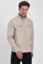 Men's Stone Color Seasonal Coat - 4