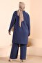 Women's Hijab Clothing Large Size Hijab Double Set Ayrobin Trousers Tunik Set - 7