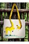 New Trend - Digital Printed Cheerful and Figured Felt Shoulder Bag