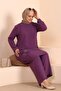 Women's Hijab Suit Large Size Hijab Suit Plum - 8