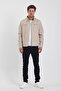 Men's Stone Color Seasonal Coat