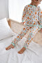 طقم بيجامة من القطن العضوي بنسبة 100% 0.5 توغ - نمط الفاكهة - 4