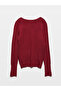10427 Slit Sleeve Knitwear Sweater-Burgundy - 3