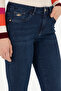 Women's Dark Blue Jean Trousers 50272296-Dn0023 - 5
