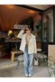 Women's Black Oversize Jacket - 2