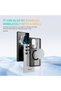 Galaxy S24 Case with Stand, Matte Magsafe Metal Button, Camera Lens Gift, Wonk Cover Gray - 8