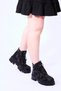 Fashion Lace-Up Black Women's Boots