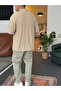 Beige Diamond Patterned Shirt C-1679 - 2