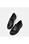 Large size women's genuine leather loafer 41-42-43-44 black - 6