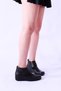 Genuine Leather Orthopedic Sole Black Velcro Mother Boots - 2
