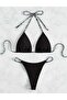 Zebra String Design Bikini Set - 2