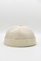 Beige Hiphop Docker Hat 100% Cotton Folded Cap
