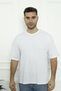 Men's T-Shirt Black and White Oval Cut Set of 2 MIXCOLOR - 4