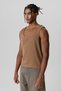 Camisole Athlete Basic Tank Top - Camel - 3