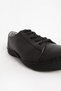 Women's Comfort Rubber Laced Sports Casual Shoes Real Leather Br 44186 Black - 4