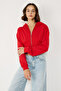 Zippered Hooded Sweatshirt - 2