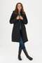 Women's Black Coat 50271096-Vr046