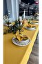 Aura Tablecloth Mustard Yellow - 2
