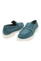 Genuine Leather Blue Comfortable and Light Daily Women's Shoes - 6
