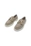 Real Leather Light Beige Suede Luxury Buckle Detailed Beige Very Comfortable Light Daily Women's Shoes - 7