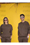 سترة رياضية كبيرة الحجم من نوع شاردونلو باللون البني، مكونة من قطعتين. - 6