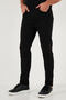 Stretch Cotton Regular Fit Normal Waist Straight Leg Trousers Men's Pants 674002 - 4