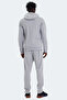 Rich Men's Zippered Hooded Pocket Gray Tracksuit Set - 2