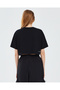 Graphic T-shirt W Short Sleeve Women's Black T-shirt S241014-001 - 3