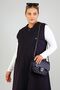Women's Large Size Long Vest Ottoman Steel Knitted - 4