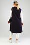 Women's Large Size Long Vest Ottoman Steel Knitted - 7