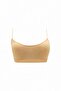 Girl's 3-Padded Cotton Thin Strap Bustier Daily Practice Bra - 8
