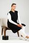 Women's Large Size Long Vest Ottoman Steel Knitted - 8